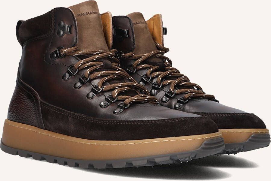 MAGNANNI Veterboots Heren 25827 Maat: 41 5 Materiaal: Leer Kleur: Bruin
