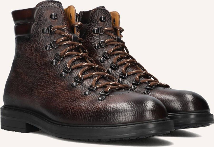 MAGNANNI Veterboots Heren 25838 Maat: 43 Materiaal: Leer Kleur: Bruin