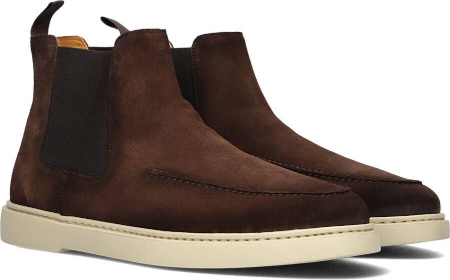 MAGNANNI Chelsea Boots Heren 26301 Maat: 40 Materiaal: Textiel Kleur: Bruin