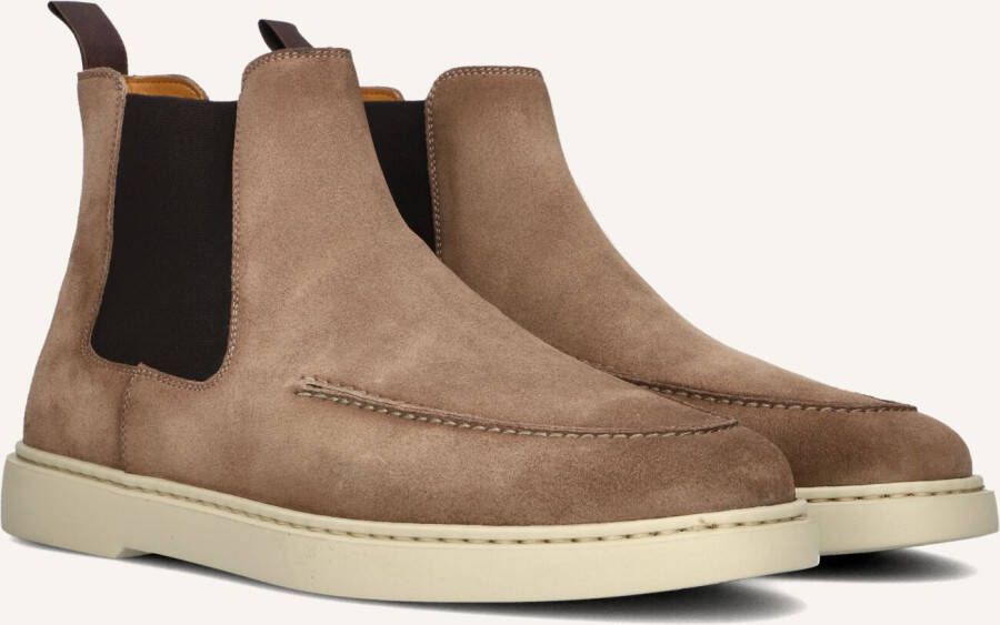 MAGNANNI Chelsea Boots Heren 26301 Maat: 44 Materiaal: Suède Kleur: Taupe