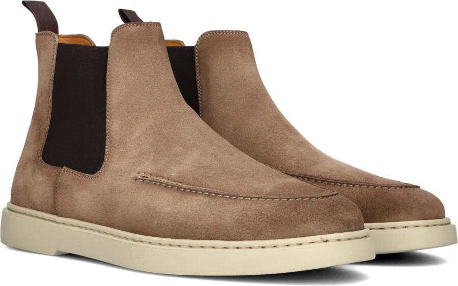 MAGNANNI Chelsea Boots Heren 26301 Maat: 43 Materiaal: Suède Kleur: Taupe