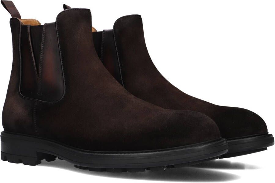 MAGNANNI Chelsea Boots Heren 25408 Maat: 42 5 Materiaal: Suède Kleur: Bruin