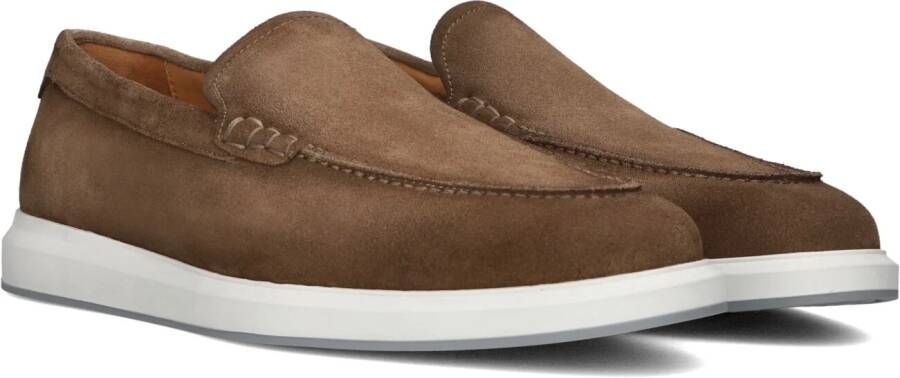 MAGNANNI Instappers Heren Orion Maat: 44 Materiaal: Suède Kleur: Bruin