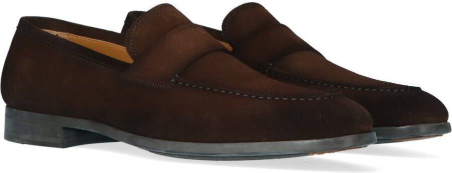 Magnanni Bruine Suède Loafer Klassieke Stijl Brown Heren