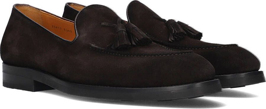 Magnanni Bruine Suède Loafers met Kwastjes Brown Heren