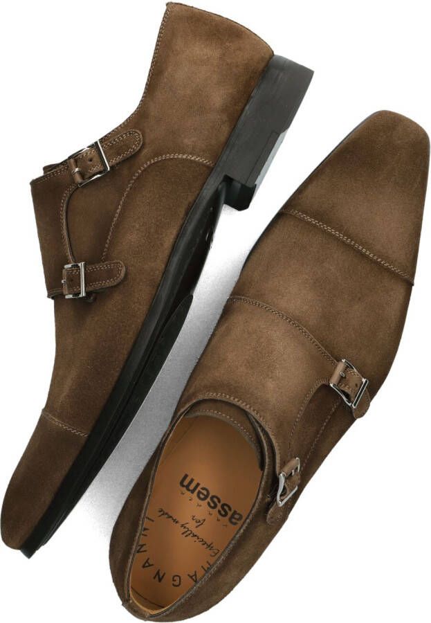 MAGNANNI Nette Schoenen Heren 16016 Maat: 47 Materiaal: Suède Kleur: Bruin