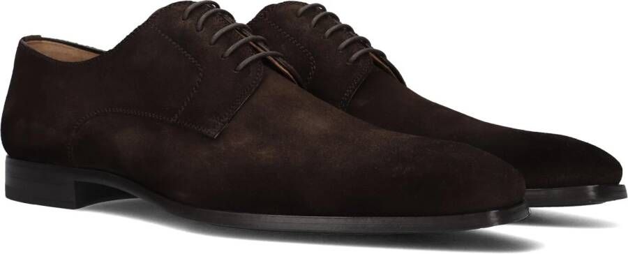 MAGNANNI Nette Schoenen Heren 20117 Maat: 45 5 Materiaal: Suède Kleur: Bruin