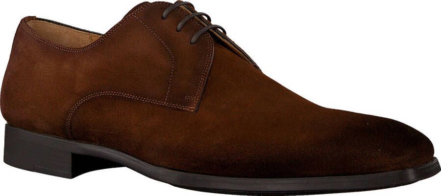 MAGNANNI Nette Schoenen Heren 22643 Maat: 43 Materiaal: Suède Kleur: Cognac