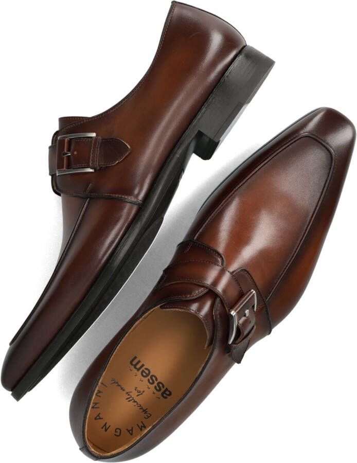 MAGNANNI Nette Schoenen Heren 23773 Maat: 43 Materiaal: Leer Kleur: Cognac