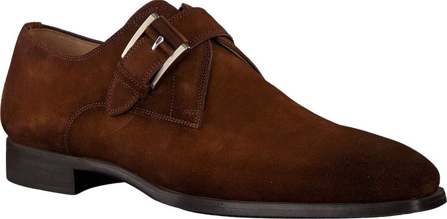 MAGNANNI Nette Schoenen Heren 19531 Maat: 41 Materiaal: Suède Kleur: Cognac