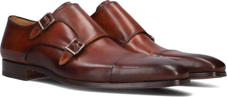 Magnanni Instappers Heren Gespschoenen Herenschoenen Leer 23808 Cognac