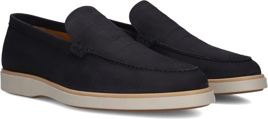 MAGNANNI Loafers Heren 25117 Maat: 41 5 Materiaal: Leer Kleur: Blauw
