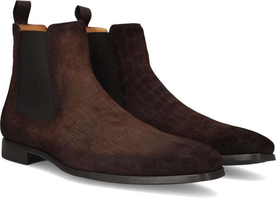 MAGNANNI Chelsea Boots Heren 24818 Suède Bruin