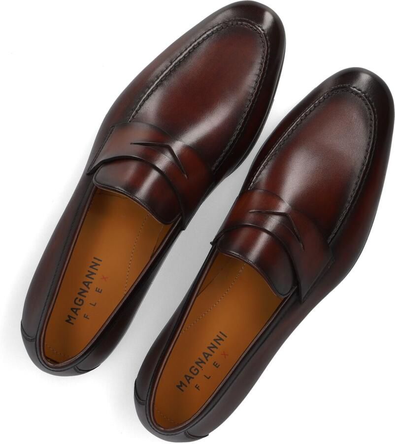 MAGNANNI Loafers Heren 23802 Maat: 43 5 Materiaal: Leer Kleur: Bruin - Foto 2