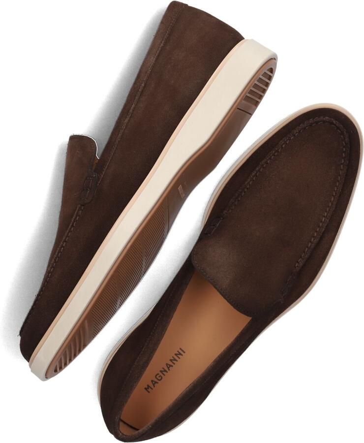 Magnanni Instappers Heren Instapschoenen Herenschoenen Suède 25117 Bruin - Foto 2