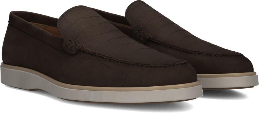 MAGNANNI Loafers Heren 25117 Maat: 42 5 Materiaal: Leer Kleur: Bruin