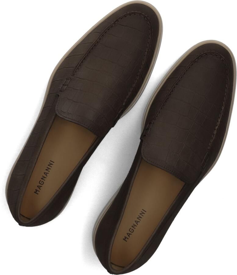 MAGNANNI Loafers Heren 25117 Maat: 42 Materiaal: Leer Kleur: Bruin - Foto 2