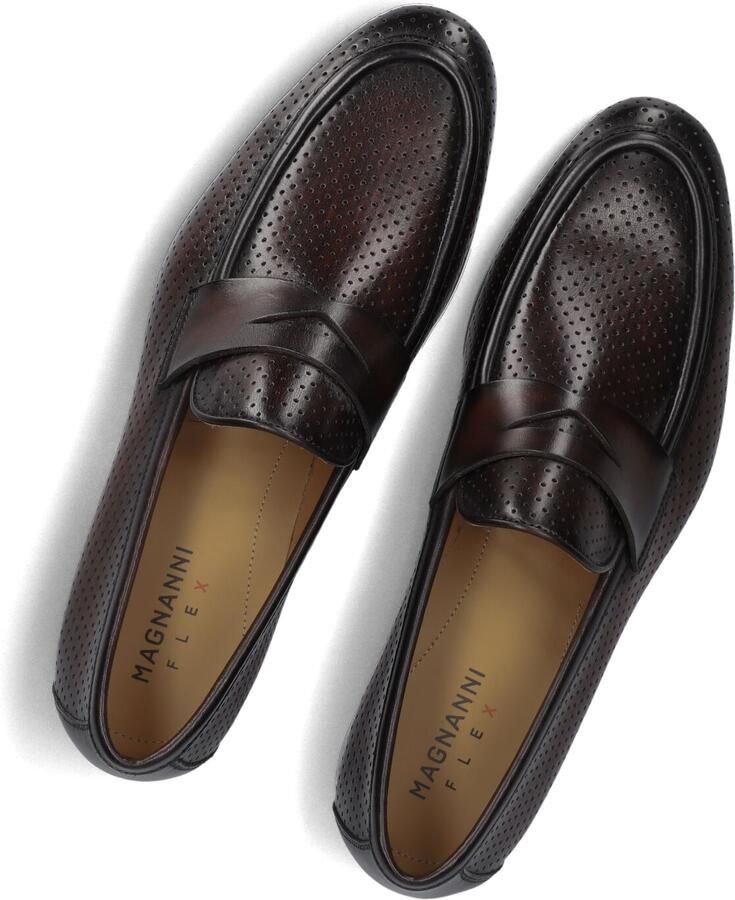 MAGNANNI Loafers Heren 25632 Maat: 42 5 Materiaal: Leer Kleur: Bruin - Foto 2
