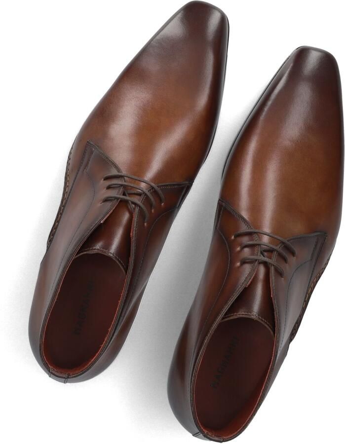 Magnanni 25500 Nette schoenen Veterschoenen Heren Cognac