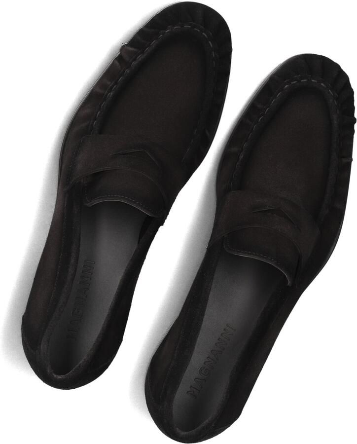 MAGNANNI Loafers Heren 26569 Maat: 42 Materiaal: Suède Kleur: Zwart - Foto 2