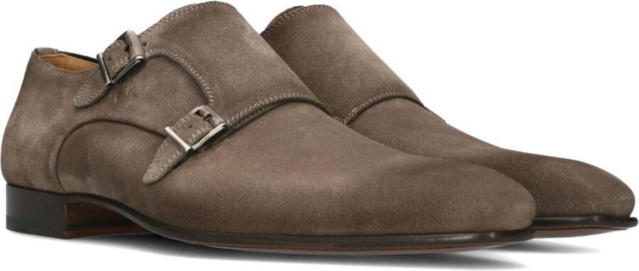 Magnanni Taupe Monk Strap Schoenen Beige Heren