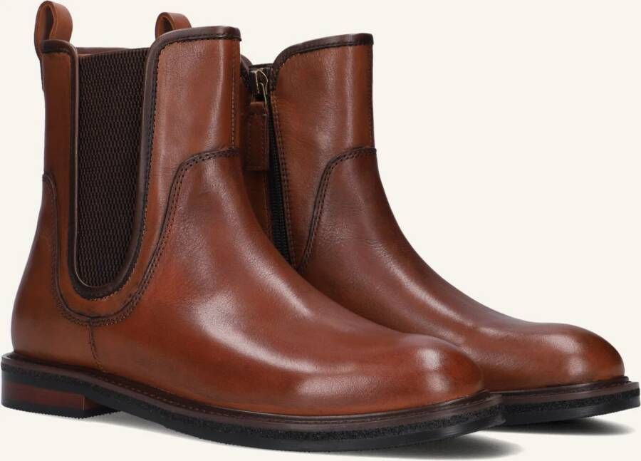 MARIPE Enkelboots Dames Fabiola Maat: 37 5 Materiaal: Leer Kleur: Cognac