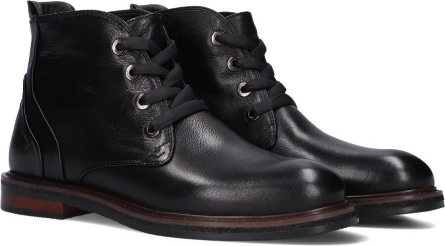 MARIPE Veterboots Dames Priscilla Maat: 39 5 Materiaal: Leer Kleur: Zwart