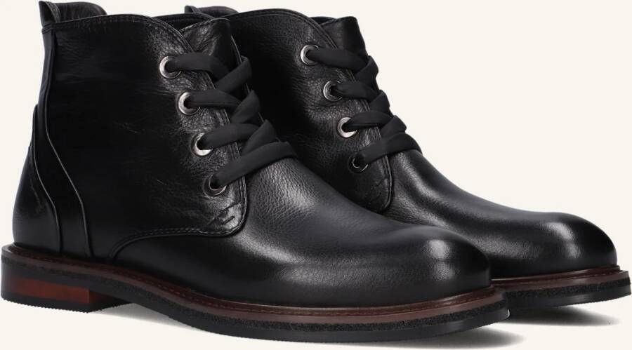 MARIPE Veterboots Dames Priscilla Maat: 37 Materiaal: Leer Kleur: Zwart