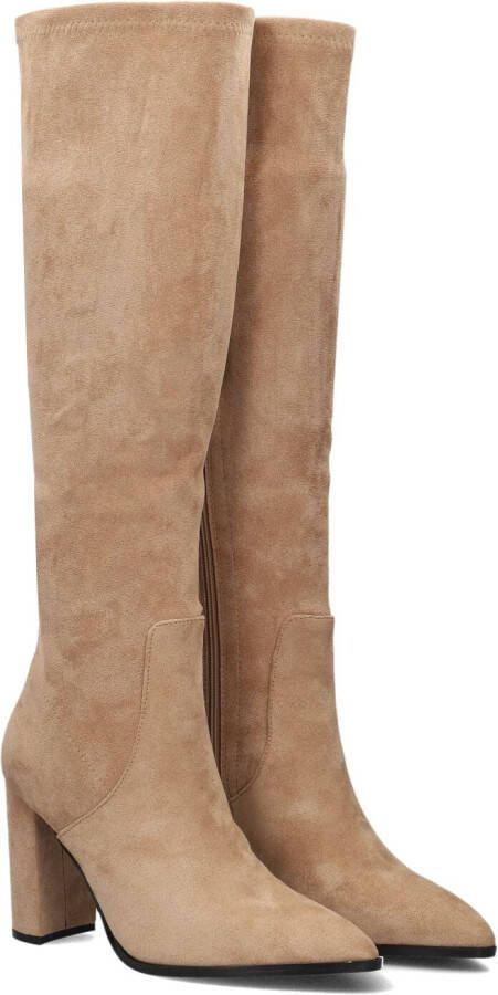 MARLOU Hoge Laarzen Dames 0492-21 Maat: 37 Materiaal: Textiel Kleur: Beige