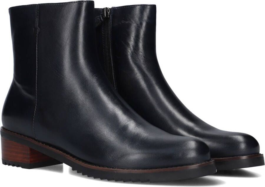 MARLOU Gg410 Enkellaarsjes Enkelboots met rits Dames Blauw