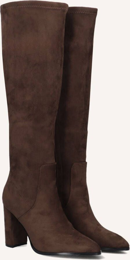 MARLOU Hoge Laarzen Dames 0492-21 Maat: 38 Materiaal: Textiel Kleur: Bruin