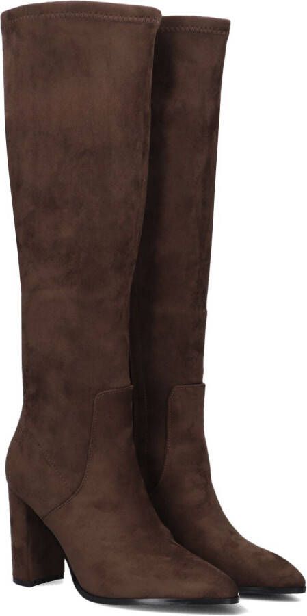 MARLOU Hoge Laarzen Dames 0492-21 Maat: 38 Materiaal: Textiel Kleur: Bruin