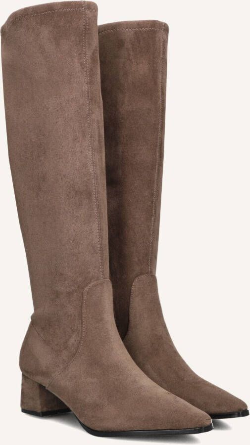 MARLOU 0690-2 Laarzen Suèdelook Dames Taupe