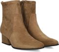 MARLOU Cshn80982 Enkellaarsjes Enkelboots met rits Dames Cognac - Bruin