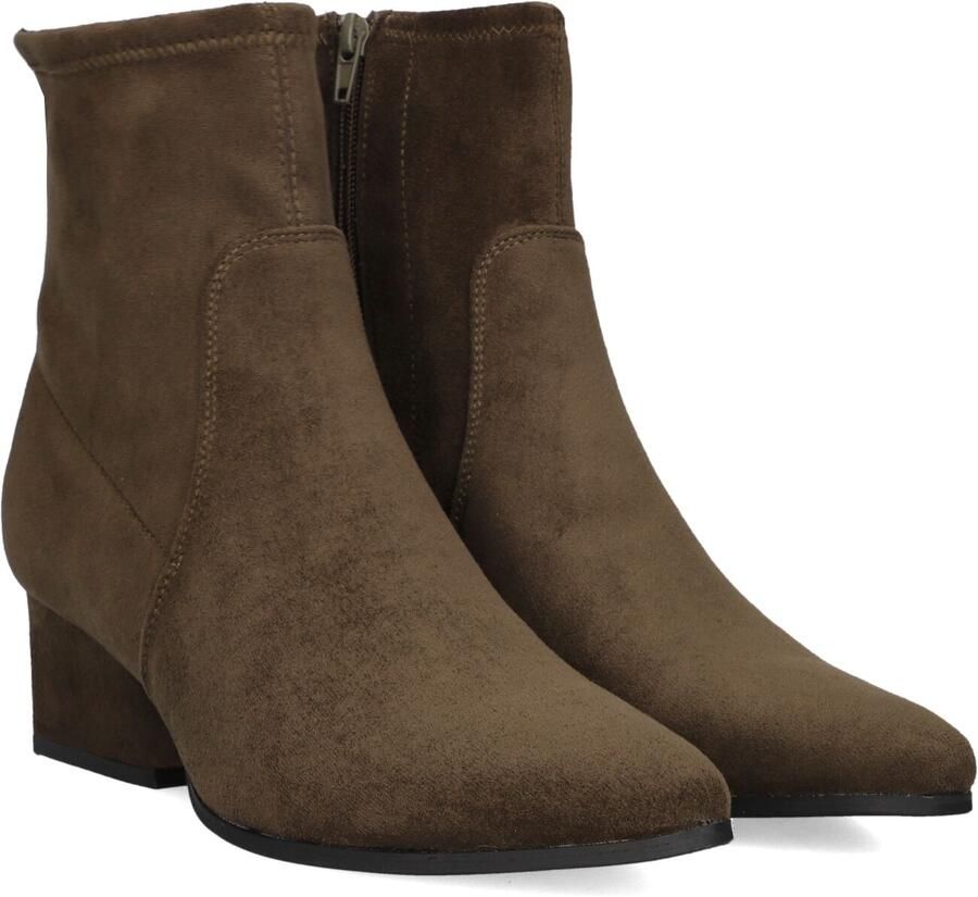 MARLOU Cshn80982 Enkellaarsjes Enkelboots met rits Dames Bruin