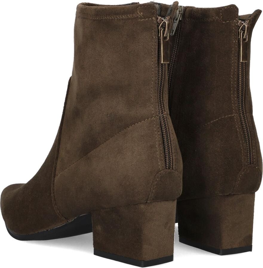 MARLOU Cshn80982 Enkellaarsjes Enkelboots met rits Dames Bruin - Foto 2