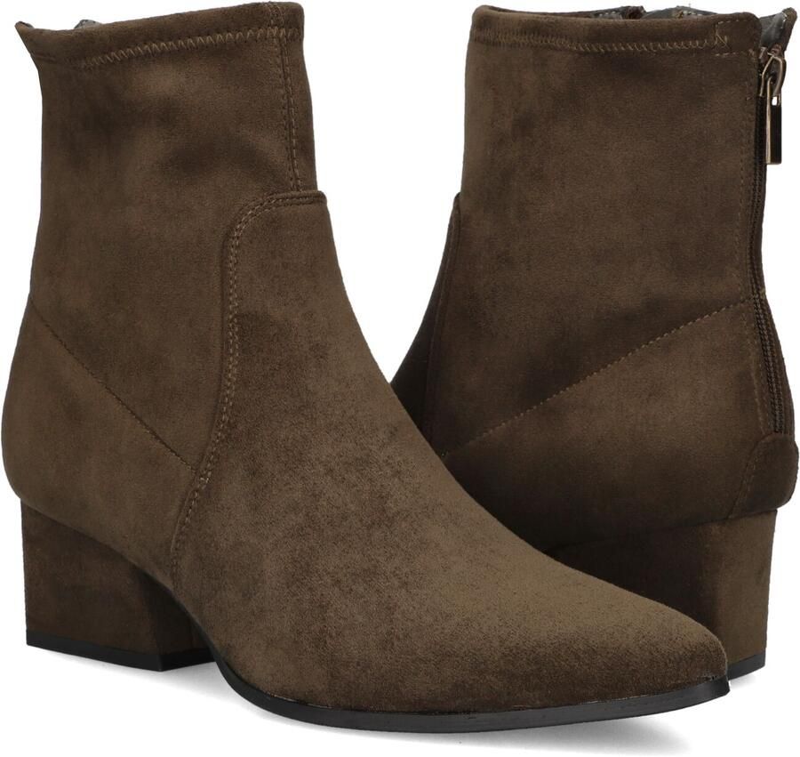 MARLOU Cshn80982 Enkellaarsjes Enkelboots met rits Dames Bruin - Foto 3