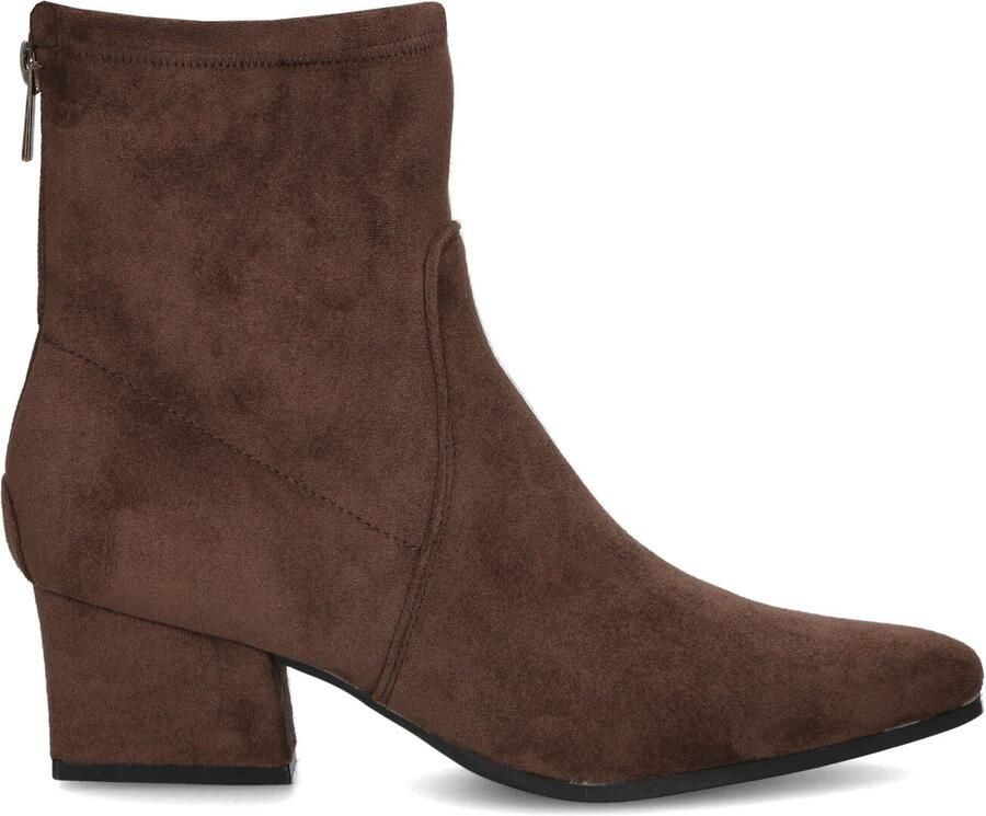 MARLOU Cshn80982 Enkellaarsjes Enkelboots met rits Dames Bruin - Foto 1