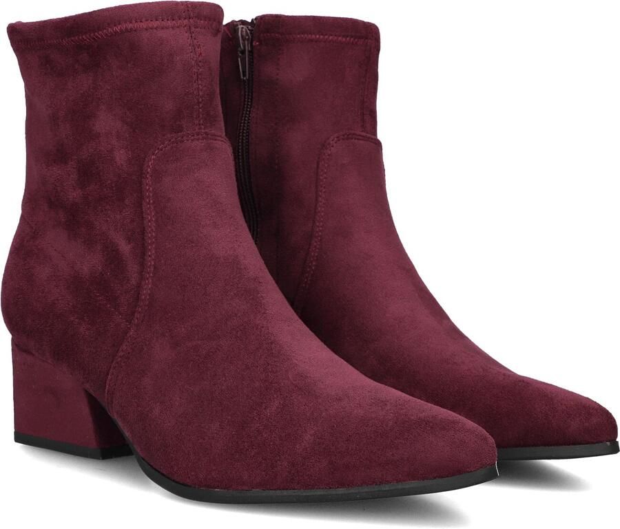 MARLOU Cshn80982 Enkellaarsjes Enkelboots met rits Dames Bordeaux - Foto 4
