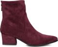 MARLOU Cshn80982 Enkellaarsjes Enkelboots met rits Dames Bordeaux - Bordeaux