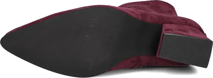 MARLOU Cshn80982 Enkellaarsjes Enkelboots met rits Dames Bordeaux - Foto 3