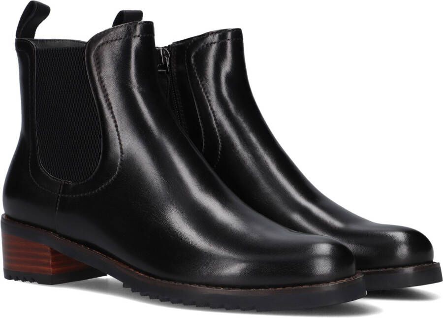 MARLOU Gg411 Enkellaarsjes Enkelboots met rits Dames Zwart