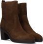 Maruti Vanity Enkellaarsjes Enkelboots met rits Dames Bruin - Thumbnail 1