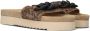 Maruti Panterprint Slipper Beli Brown Dames - Thumbnail 1