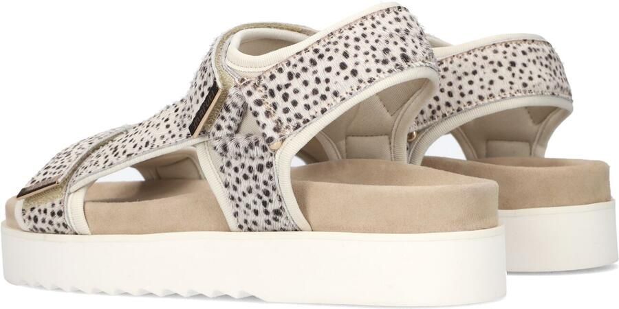 Maruti Dames Sandalen met hak Beau Beige Ponyhair Plateauzool - Foto 3