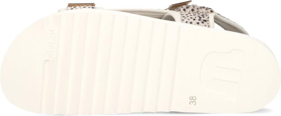 Maruti Dames Sandalen met hak Beau Beige Ponyhair Plateauzool - Foto 5