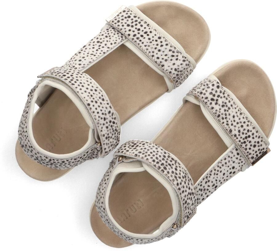 Maruti Dames Sandalen met hak Beau Beige Ponyhair Plateauzool - Foto 2
