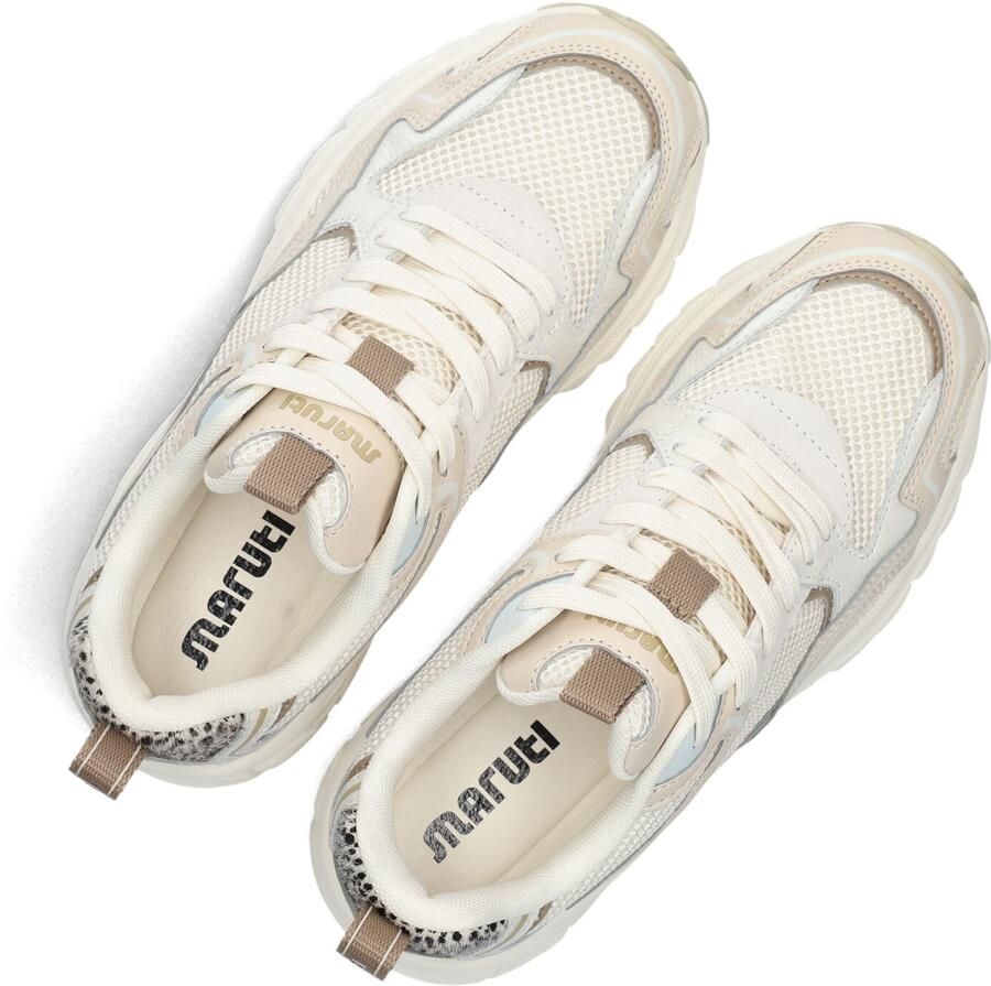 Maruti Novi Leath V17 Sneakers Offwhite Beige Leer en Textiel Dames Offwhite Beige - Foto 5