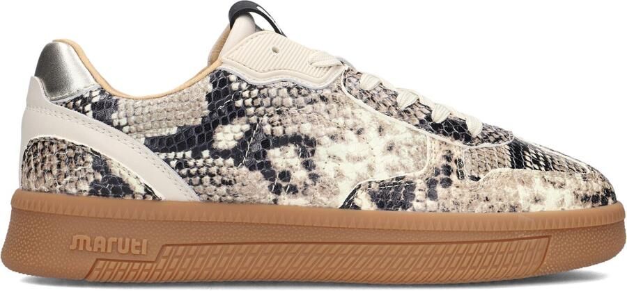 Maruti Yale Sneakers Dames Leren Sneaker Beige