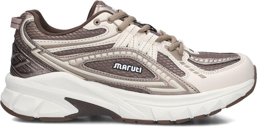 Maruti Nola Leather Offwhite V78 Sneakers Bruin Brons Wit Leer en Mesh Dames Bruin Brons Wit - Foto 3